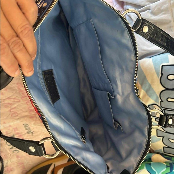 Coach Artistic Multicolor Tote with Black Accents - Picture 3 of 3